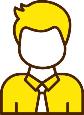 Çalışan Web simgesi basit illüstrasyon