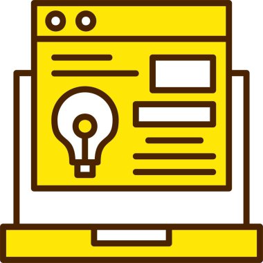 İnovasyon Web Simgesi, Basit Resimler