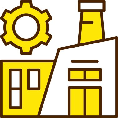 Fabrika Web Simgesi, Basit Resimler