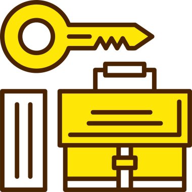 Anahtar. Web simgesi basit illüstrasyon