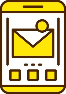 e- posta web simgesi, vektör illüstrasyonu