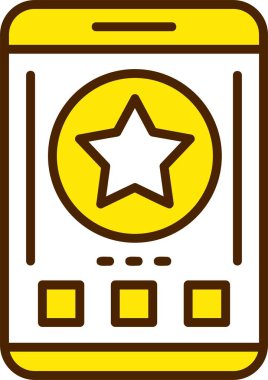 Yıldız Web Simgesi, Basit İllüstrasyon