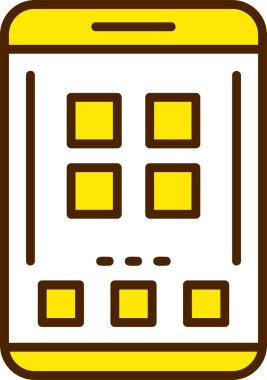 menü web simgesi basit illüstrasyon