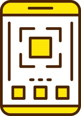 Tam ekran ağ simgesi basit illüstrasyon