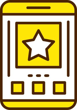 Yıldız Web Simgesi, Basit İllüstrasyon