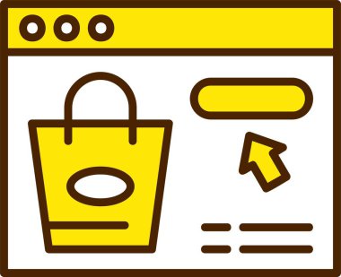 Shop Web Simgesi, Basit Resimler