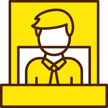 Kasiyer Web Simgesi, Basit Görüntü