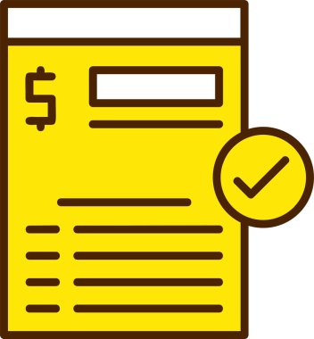  Fatura ödeme simgesi - özet biçimi