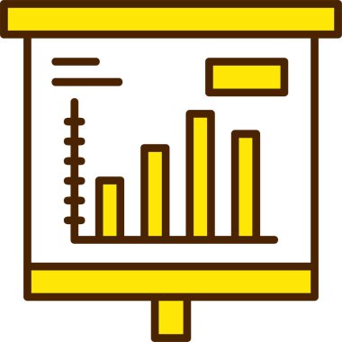 analitik grafik veri simgesi vektör illüstrasyonu