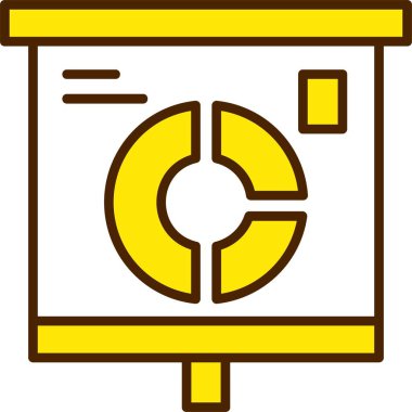 analitik grafik veri simgesi vektör illüstrasyonu