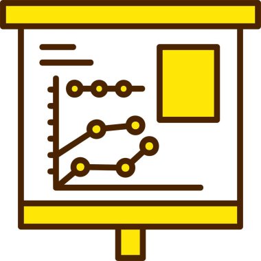 analitik grafik veri simgesi vektör illüstrasyonu