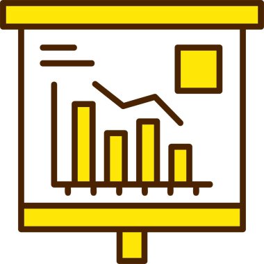 analitik grafik veri simgesi vektör illüstrasyonu