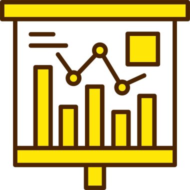 analitik grafik veri simgesi vektör illüstrasyonu