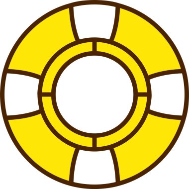 yaşam şamandırası vektör illüstrasyonu