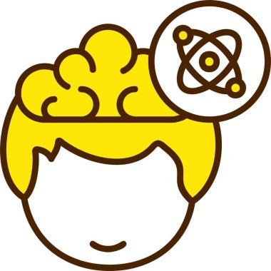 Atomik Web Simgesi, Basit İllüstrasyon