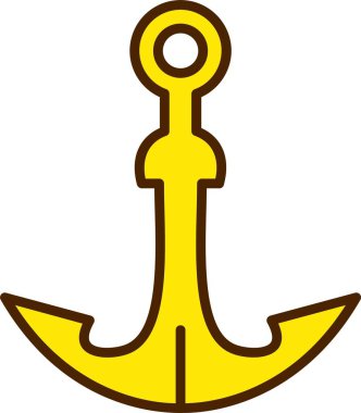 Çapa. Web simgesi basit illüstrasyon 