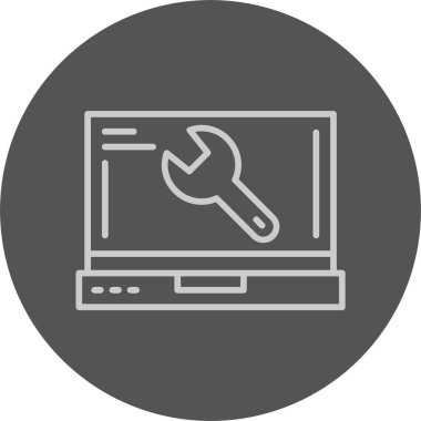 Araç Web Simgesi, Basit İllüstrasyon