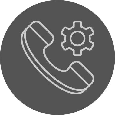 - Telefon. Web simgesi basit illüstrasyon