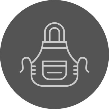 önlük simge vektör çizim