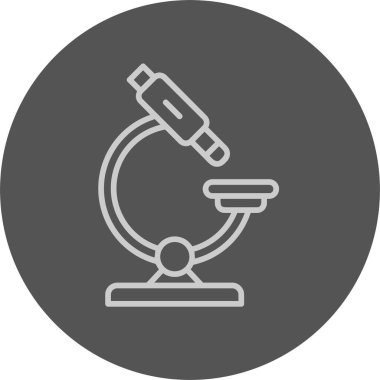 Mikroskop web simge vektör çizim