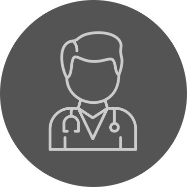 Doktor Web simgesi vektör illüstrasyonu