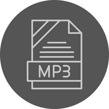 dosya biçimi simgesi, vektör illüstrasyonu basit tasarım