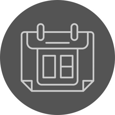  Takvim olay simgesi vektör illüstrasyonu