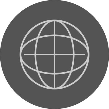 dünya web simgesi vektör illüstrasyonuName