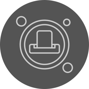 Basit illüstrasyon web simgesini yazdır