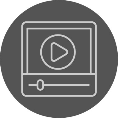 Play web icon simple illustration