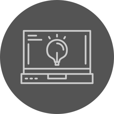 Ampul simge vektör çizim