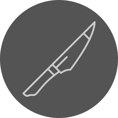 Bıçak. Web simgesi basit illüstrasyon 