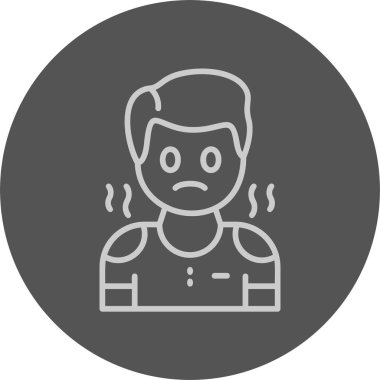 Çok yazık. Web simgesi basit vektör illüstrasyonu