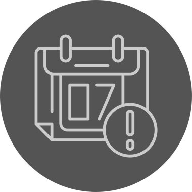  Takvim olay simgesi vektör illüstrasyonu