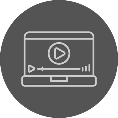 Play web icon simple illustration