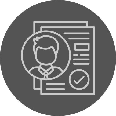 Kabul Web Simgesi, Basit İllüstrasyon