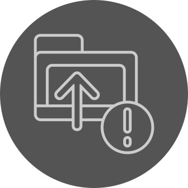 Depolama web simgesi, basit illüstrasyon