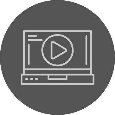 Play web icon simple illustration