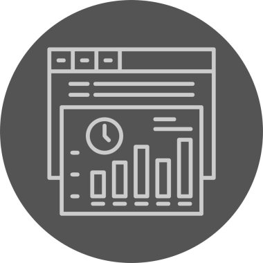 Oturum süresi web simgesi vektörü