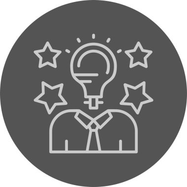 Yetenek Web Simgesi, Basit İllüstrasyon