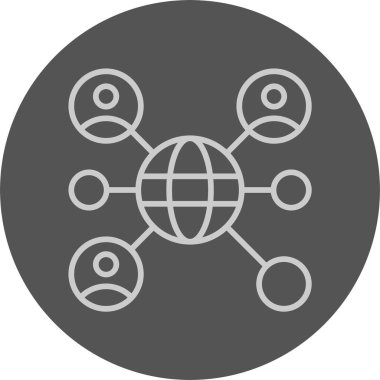 ağ simgesi, web geliştirme vektör illüstrasyonu