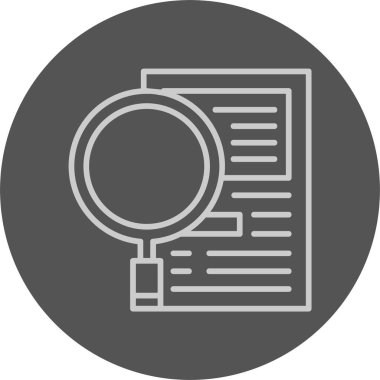 İşe alma simgesi, renkli vektör illüstrasyonu 