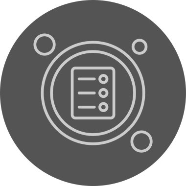 Özellik simgesi beyaz arkaplanda izole edildi 