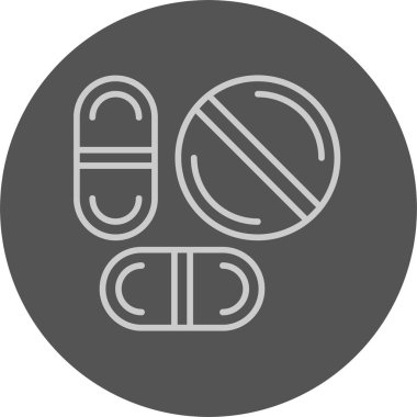 haplar web simgesi vektör illüstrasyonu