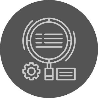 seo konsept simgesi, vektör illüstrasyonu basit tasarım