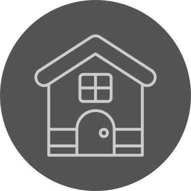 ev web simgesi basit illüstrasyon