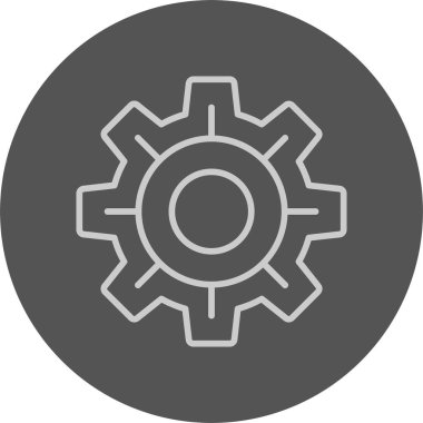 Ayarlama. Web simgesi basit illüstrasyon 