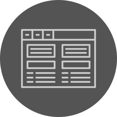 Kopyala düğmesi, Web Simgesi Basit İllüstrasyon