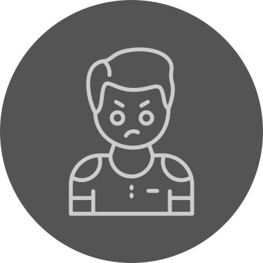 Kıskançlık. Web simgesi basit vektör illüstrasyonu