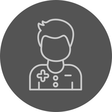 Erkek Hasta Web Simgesi, Basit Resimler